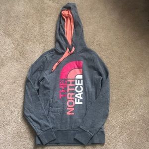 The North Face hooded sweatshirt